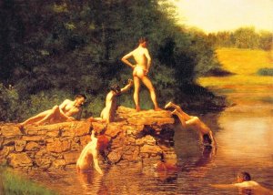 The Swimming hole, 1885