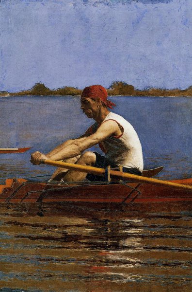 John Biglin in a Single Scull