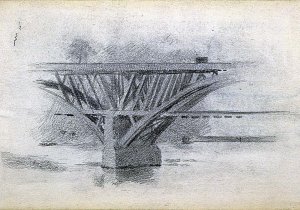 Drawing Of Girard Avenue Bridge